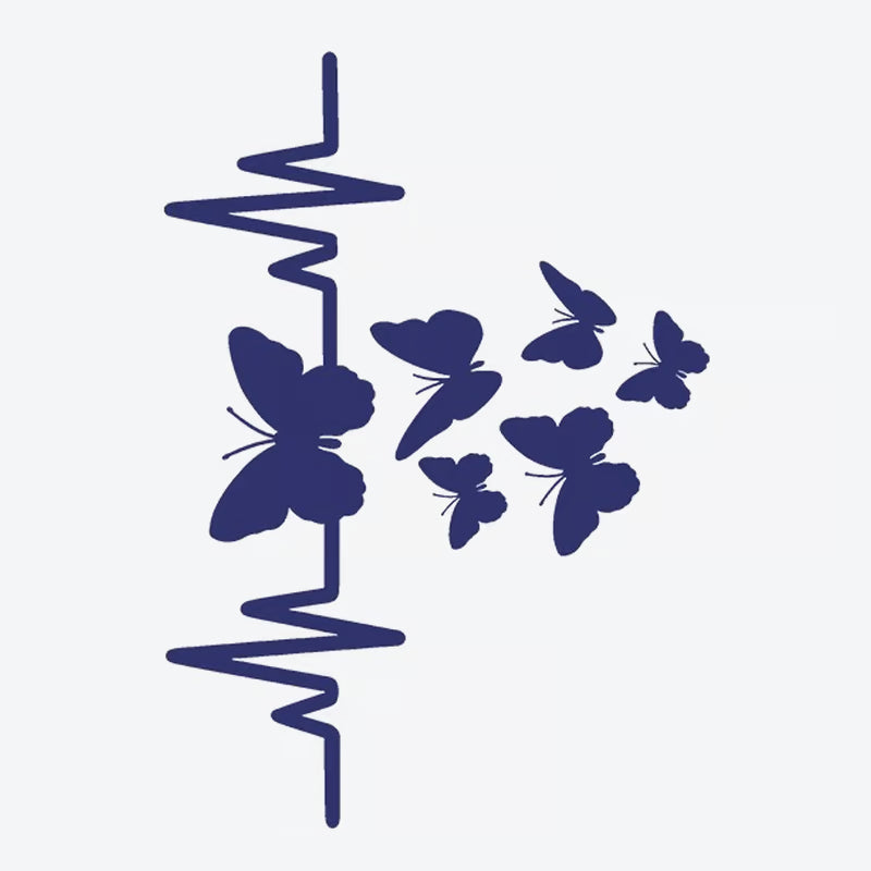 Butterfly Heartbeat Tattoo