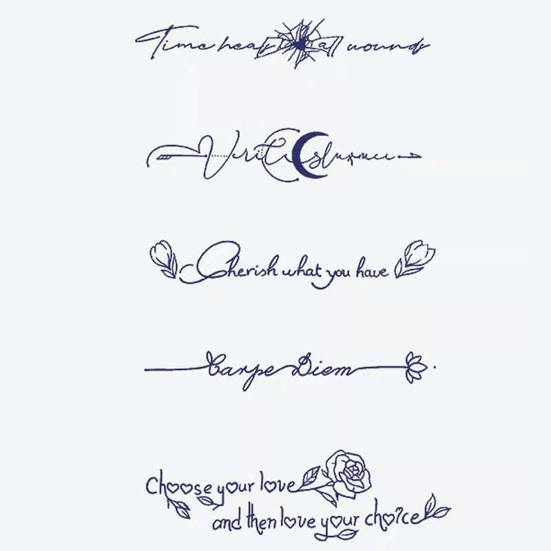 Inspirational Quotes Series Tattoo