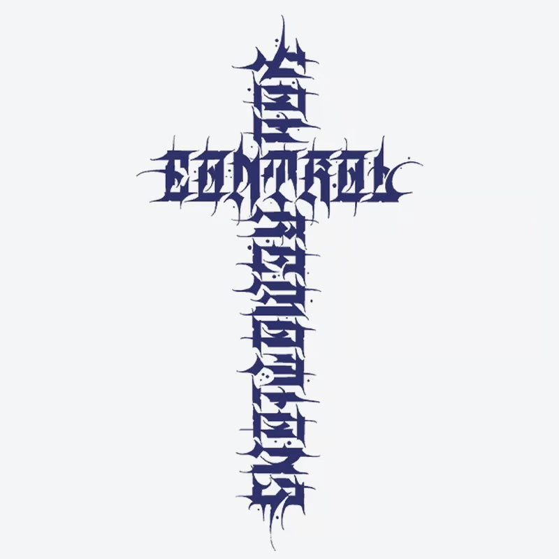 Cross Calligraphy Tattoo