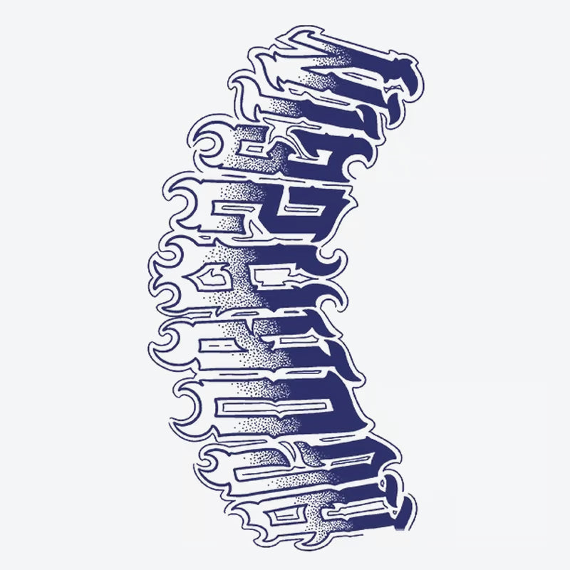 Stylized Word Art Tattoo