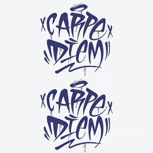Carpe Diem Graffiti Tattoo