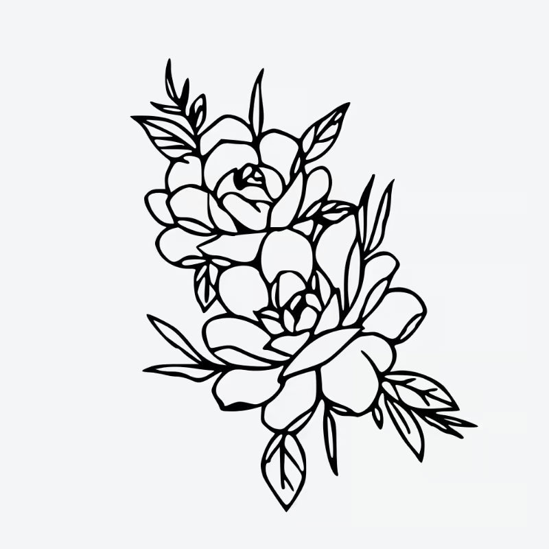 Floral Elegance Tattoo