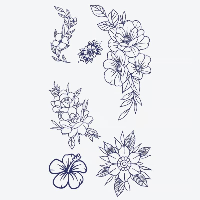 Floral Collection Tattoo