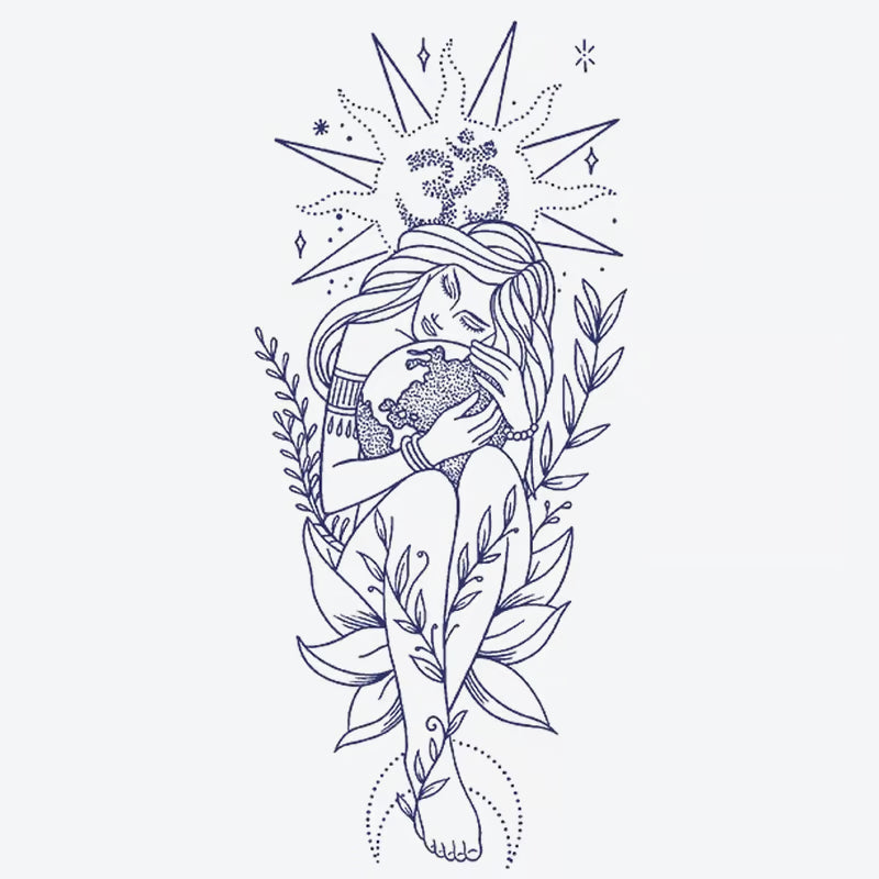 Earth Goddess Embrace Tattoo