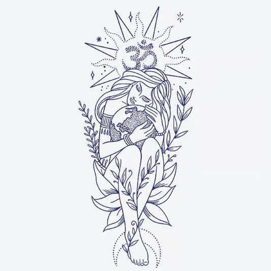 Earth Goddess Embrace Tattoo