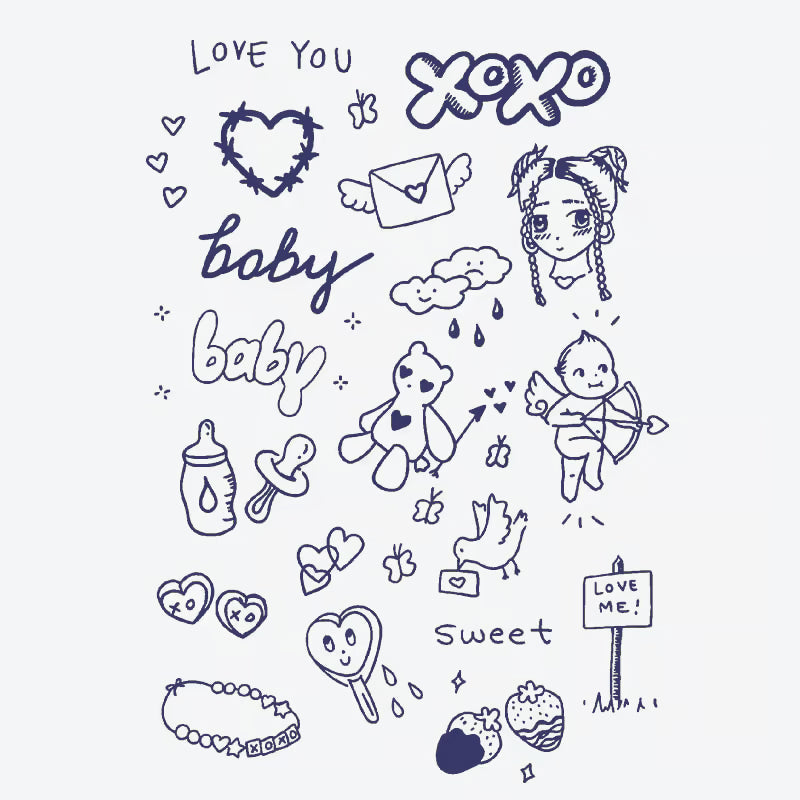 Cute Baby Love Tattoo