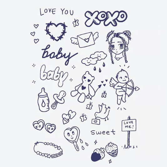 Cute Baby Love Tattoo