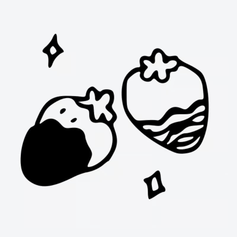 Chocolate Covered Strawberries Tattoo