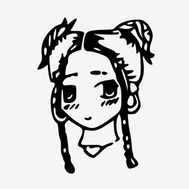 Cute Character Portrait Tattoo