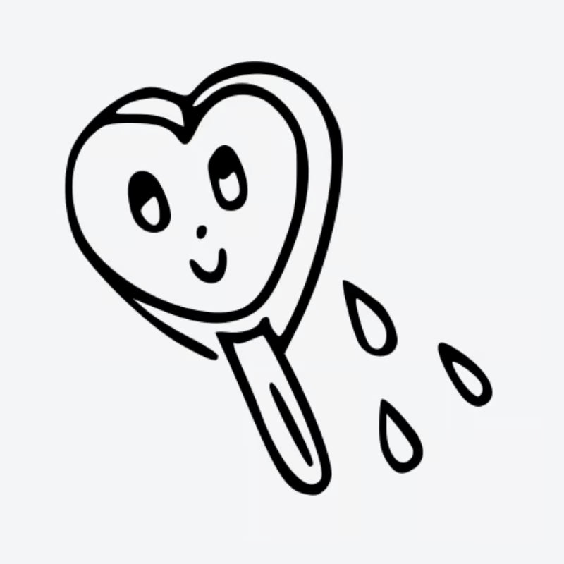 Happy Heart Lollipop Tattoo