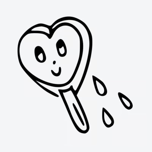 Happy Heart Lollipop Tattoo