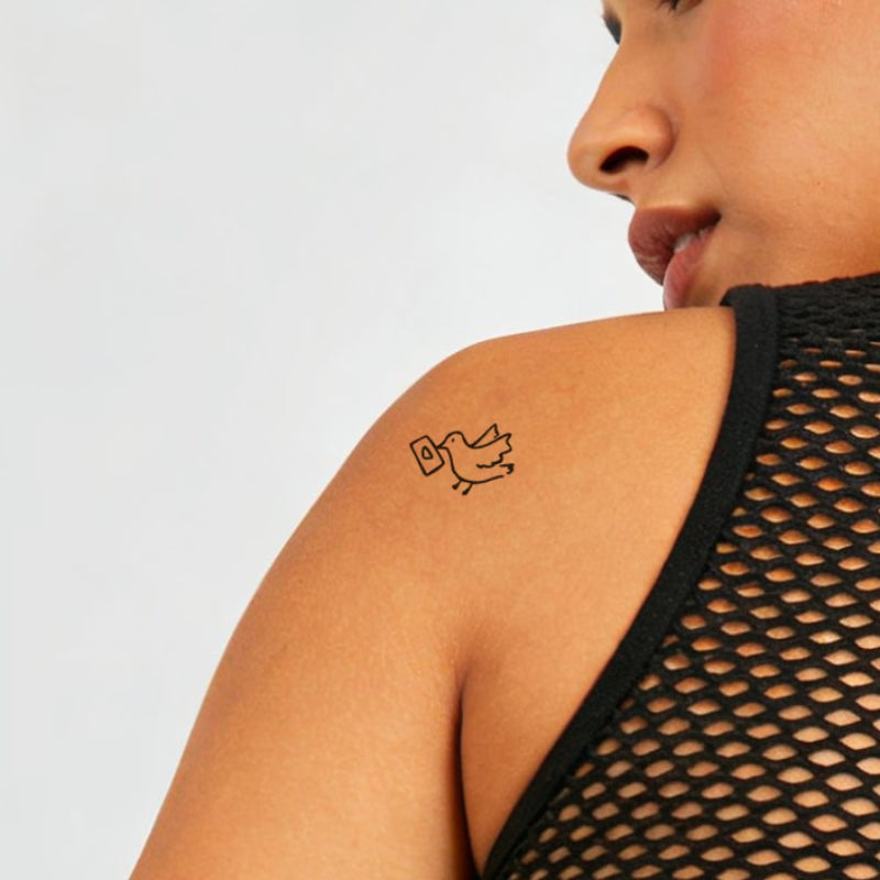 Messenger Bird Tattoo