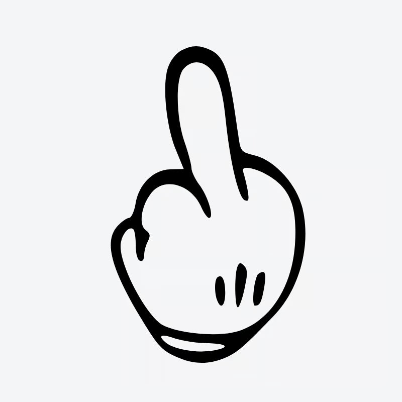 Flipping The Bird Tattoo