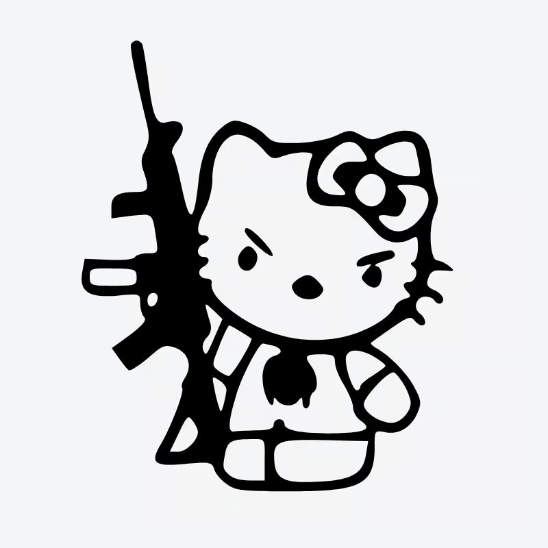 Rebellious Kitty Tattoo