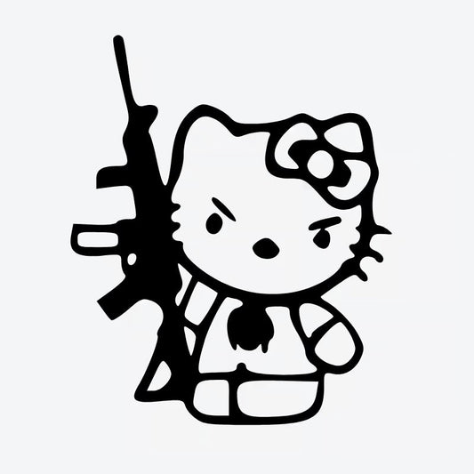 Rebellious Kitty Tattoo