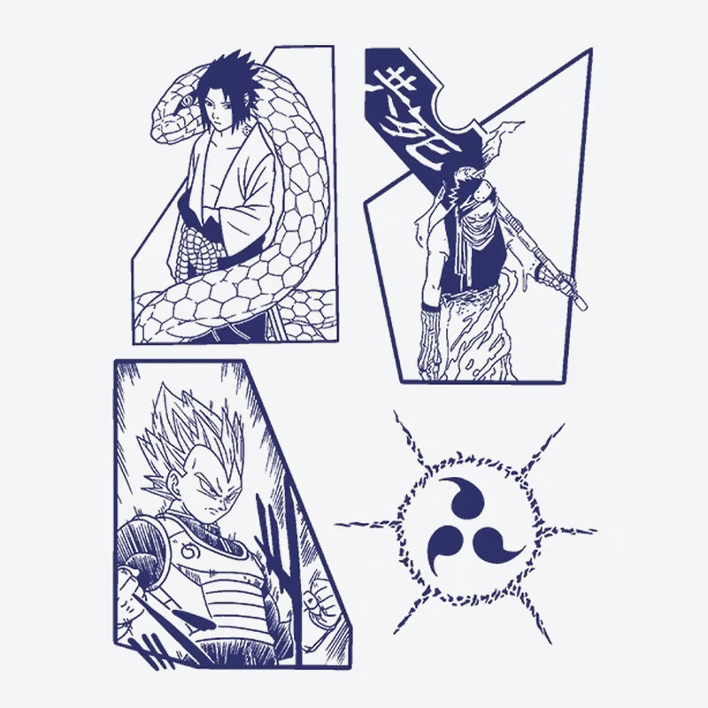 Anime Character Series Tattoo