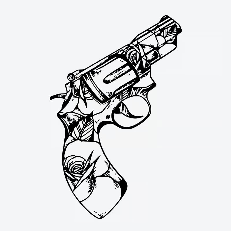 Gun Rose Tattoo