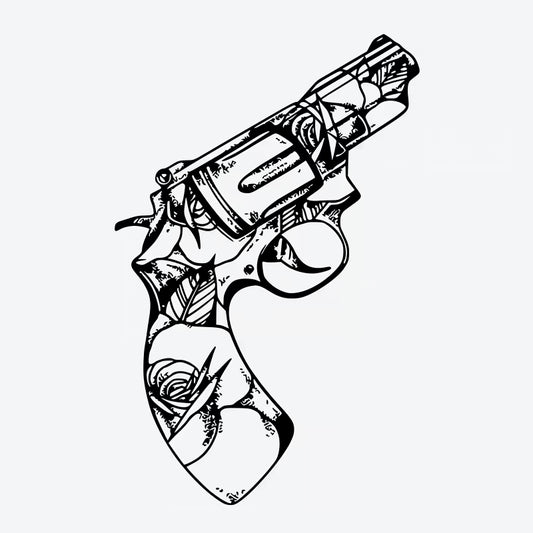 Gun Rose Tattoo