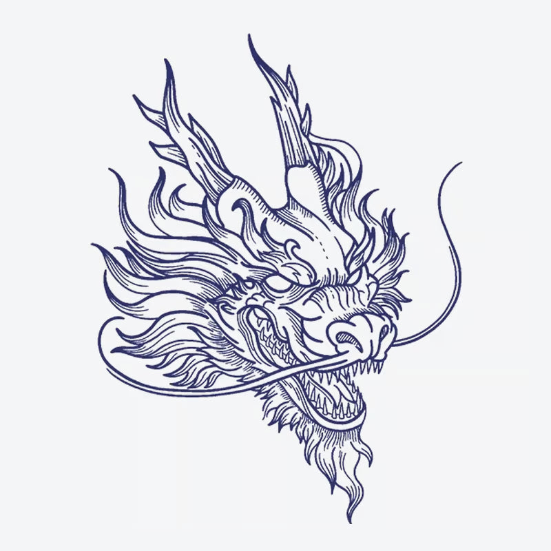 Dragon Head Tattoo