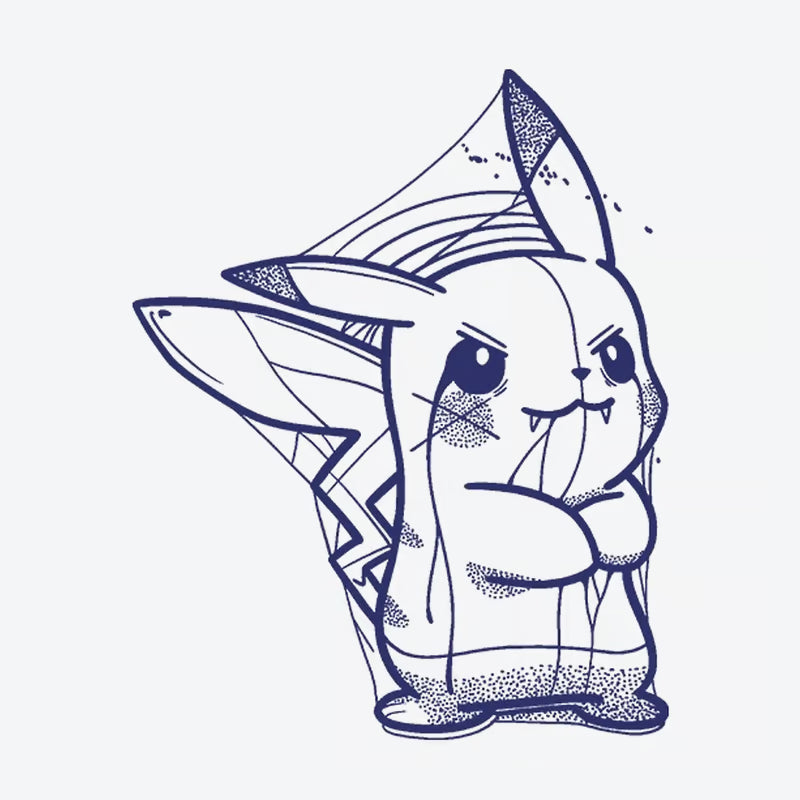 Angry Pikachu Tattoo