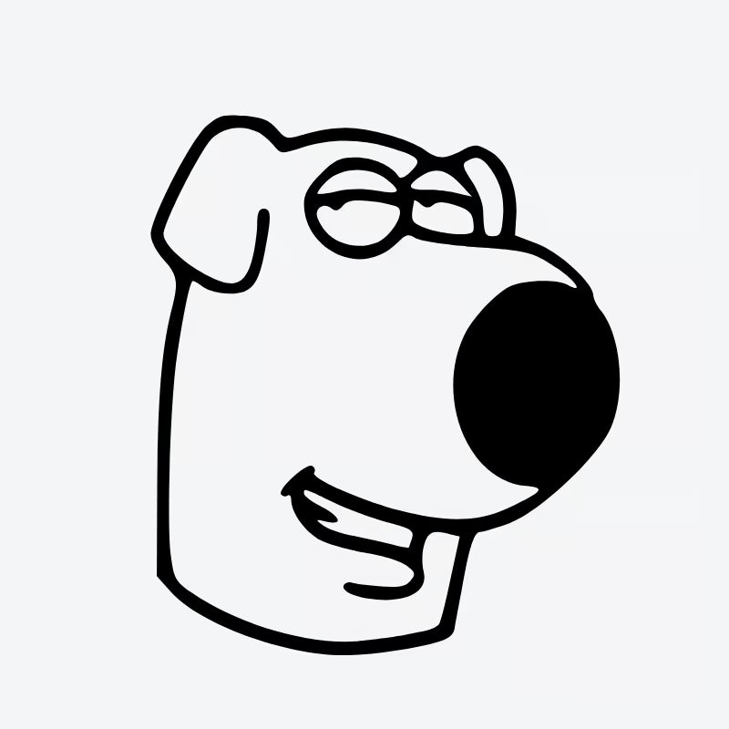 Cartoon Dog Character Tattoo