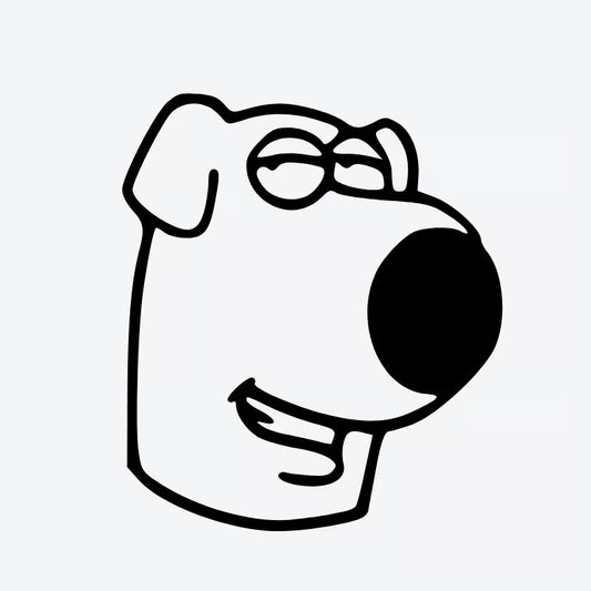 Cartoon Dog Character Tattoo