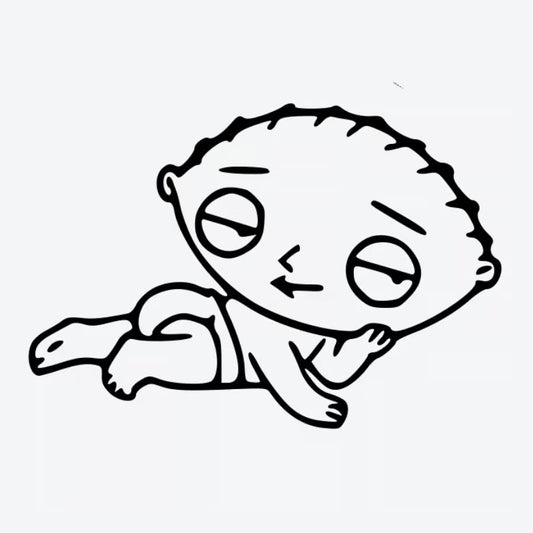 Clever Baby Character Tattoo