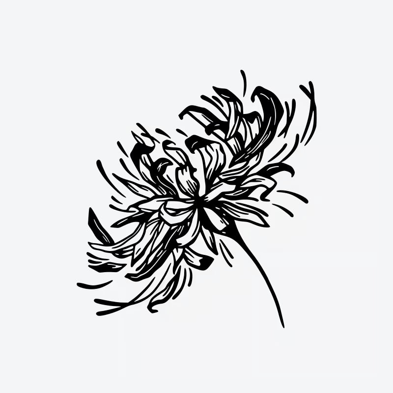Floral Design Tattoo