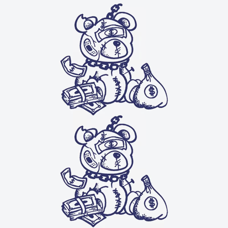 Money Bear Duo Tattoo
