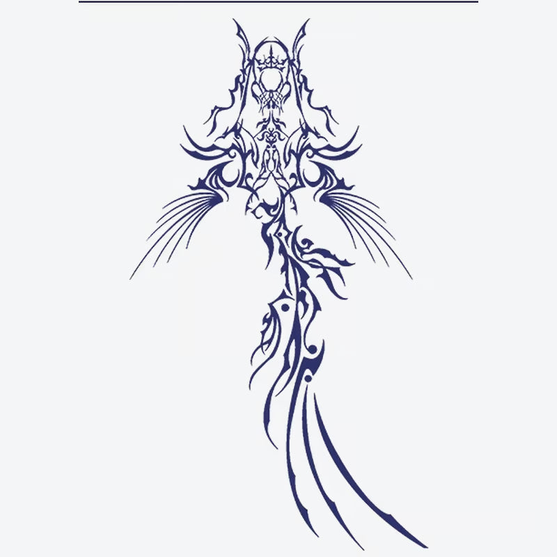 Abstract Tribal Design Tattoo