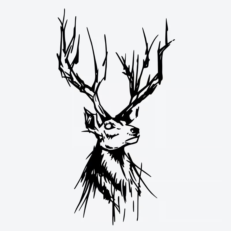 Deer Antlers Tattoo