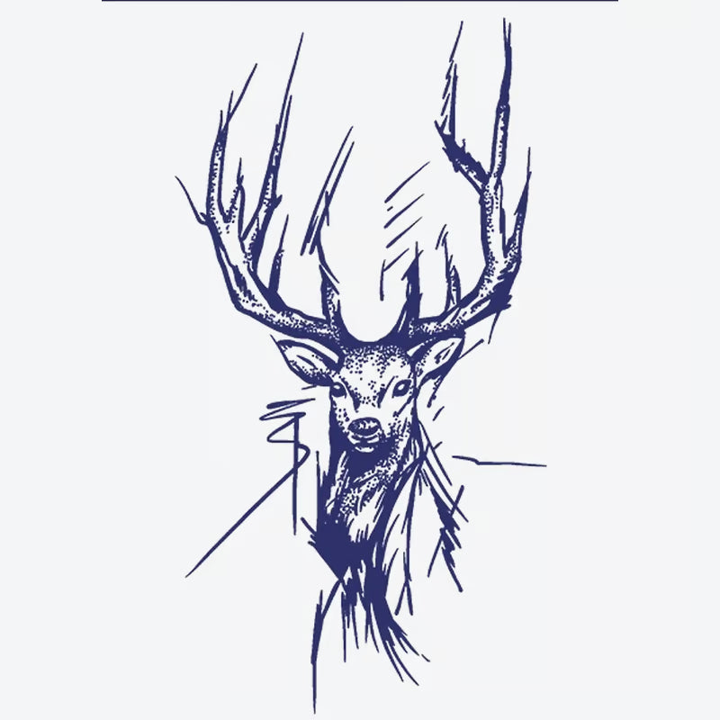 Stag Head Tattoo