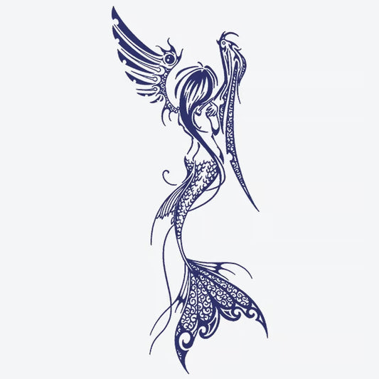 Mermaid Angel Tattoo