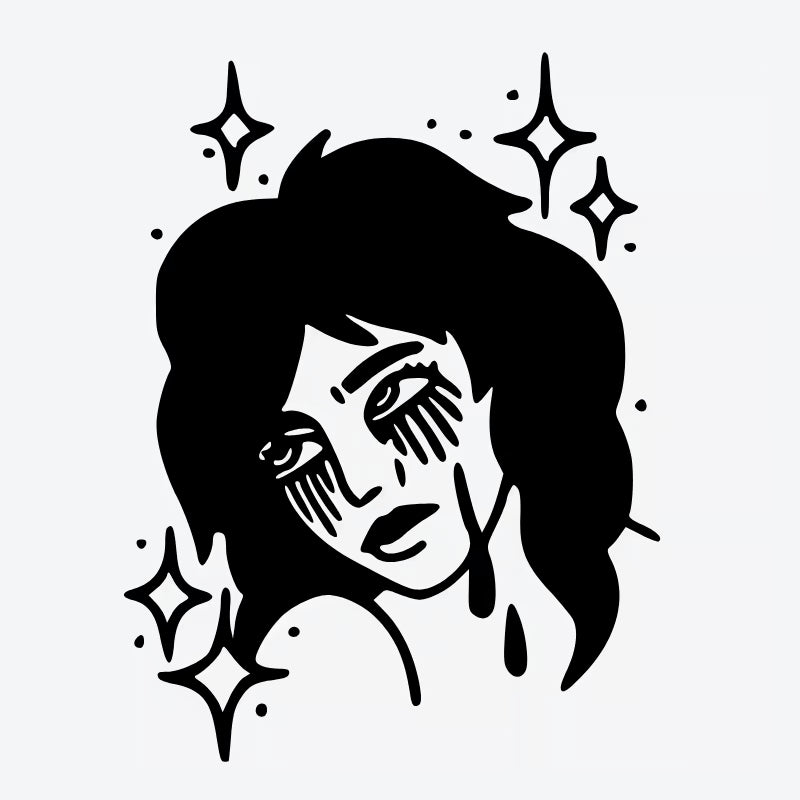 Melancholic Beauty Tattoo