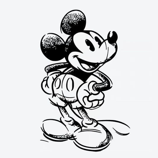 Mickey Mouse Cartoon Tattoo
