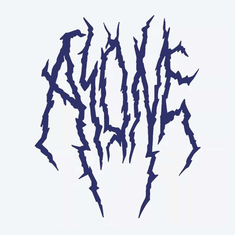 Alone Typography Tattoo