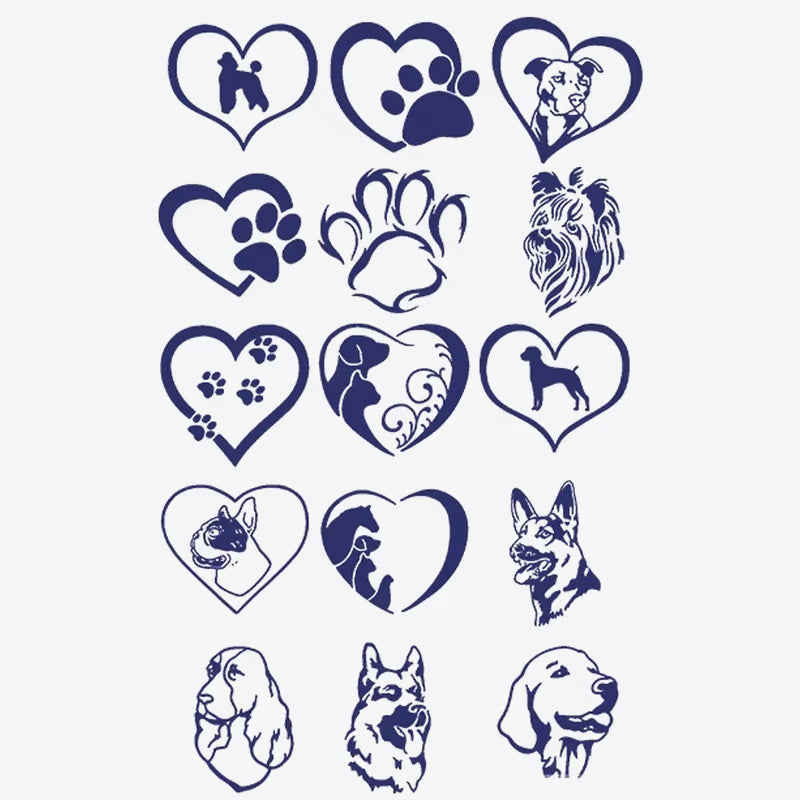 Dog Heart Series Tattoo