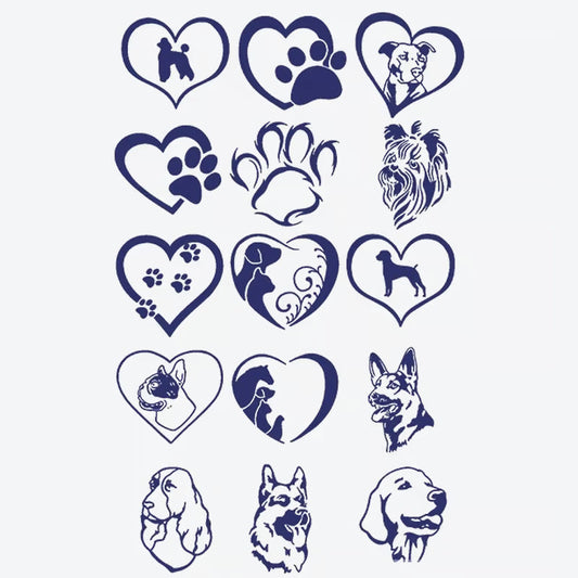 Dog Heart Series Tattoo