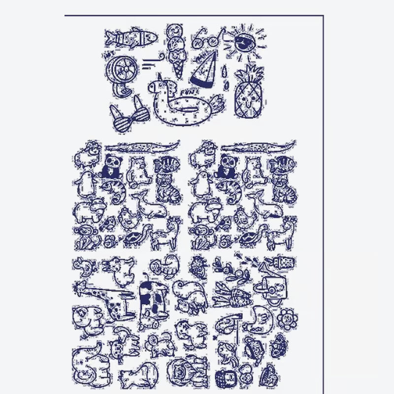 Animal Doodle Series Tattoo