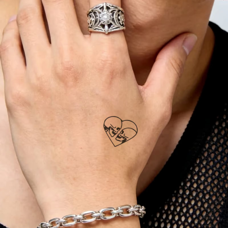 Skulls In Love Tattoo