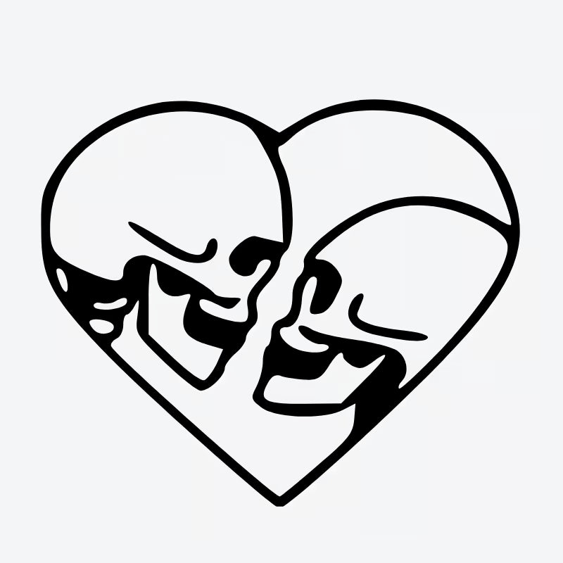 Skulls In Love Tattoo