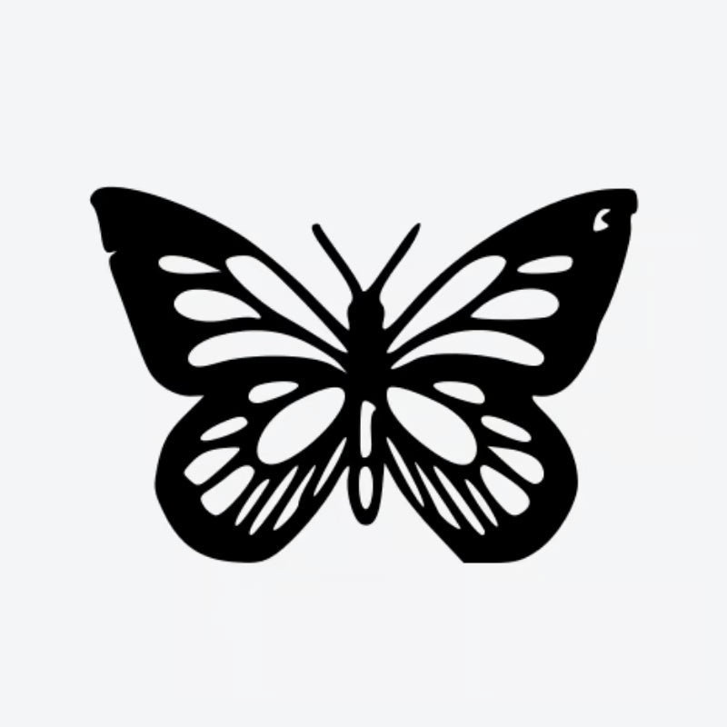 Butterfly Silhouette Tattoo