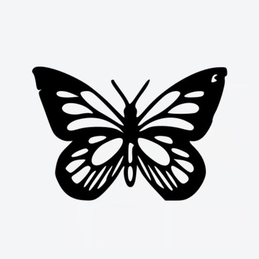 Butterfly Silhouette Tattoo