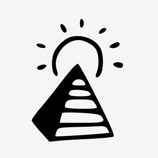 Pyramid And Sun Tattoo