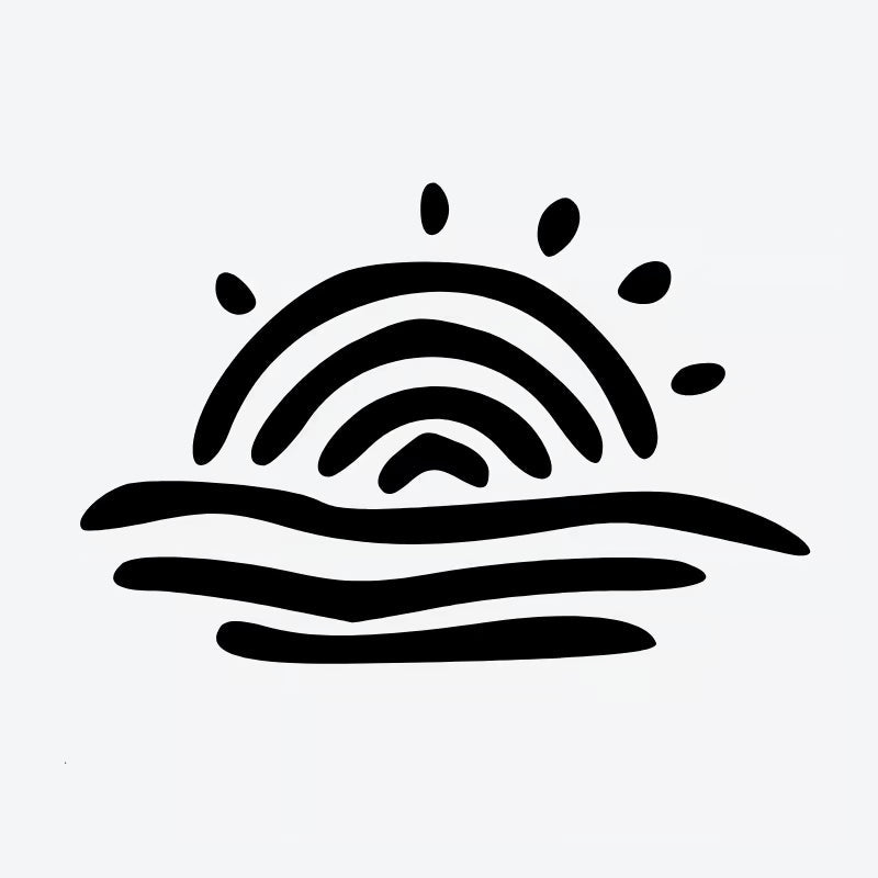 Sunrise Over Waves Tattoo