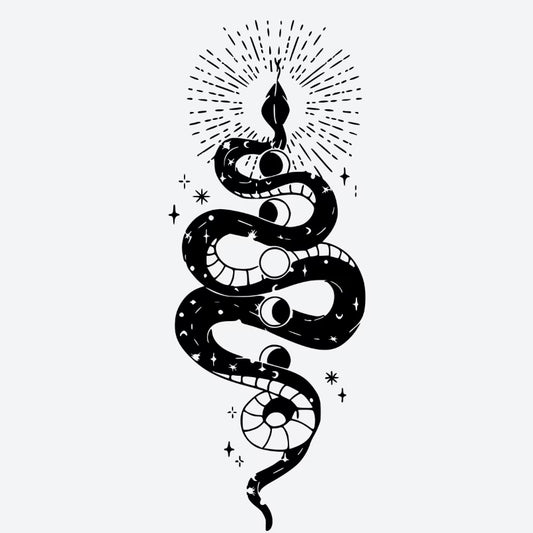 Snake Celestial Tattoo