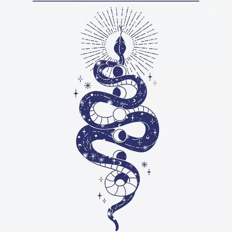 Snake Celestial Tattoo