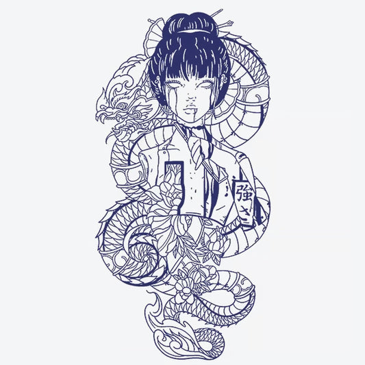 Dragon Girl Tattoo