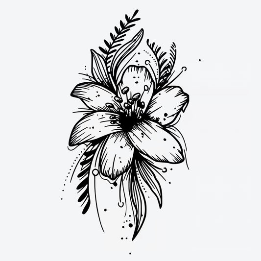 Floral Elegance Tattoo