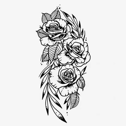 Rose Bouquet Tattoo